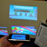 Microvision présente une mini tablette équipée d’un pico-projecteur