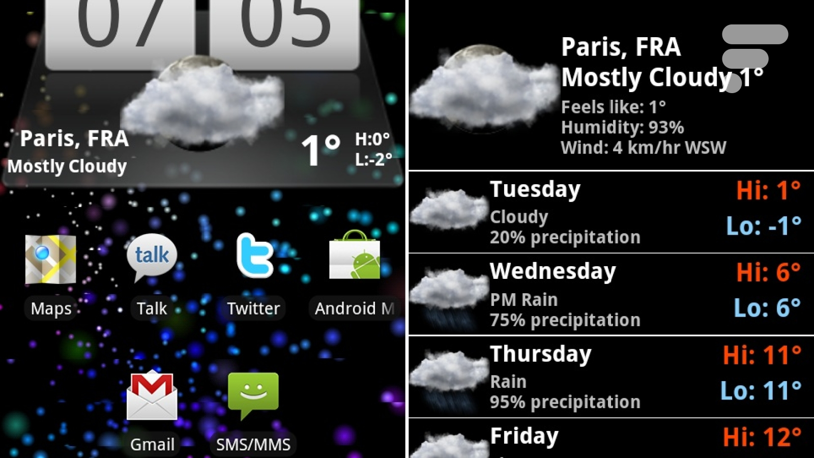 Mui Clock MIUI Digital Clock est disponible sur l'Android Market — Frandroid