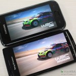 Comparaison d’un écran Super AMOLED (Galaxy S) et d’un Reality Display (Xperia Arc)