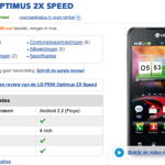 Le LG Optimus 2X déjà en vente en Belgique