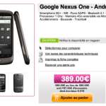 Le Google Nexus One à 389 euros sur GrosBill