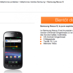 Le Google Nexus S très bientôt chez Orange