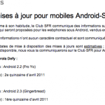 Le HTC Desire HD va recevoir Gingerbread sous peu / Le Motorola Defy sous FroYo à la fin avril
