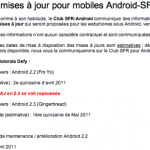 La mise à jour vers Gingerbread pour le HTC Desire HD chez SFR est repoussée à la première quinzaine de mai