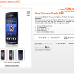 Le Sony Ericsson Xperia Arc est disponible chez Orange
