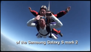Des déballages du Samsung Galaxy S II dans des conditions extrêmes
