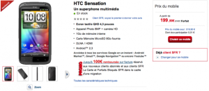 Le HTC Sensation est enfin disponible chez SFR !