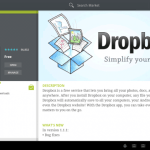 Dropbox, compatible Honeycomb et disponible en français