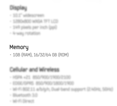 La Samsung Galaxy Tab 10.1 n’a pas de lecteur de cartes microSD