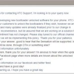 HTC indique que le Sensation aura bientôt son bootloader déverrouillé