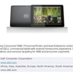 La tablette Dell Streak Pro de 10 pouces serait disponible en 3 versions