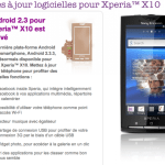 La mise à jour vers Android 2.3 pour le Sony Ericsson Xperia X10 est arrivée en Europe [MàJ]