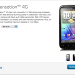 Le HTC Sensation 4G est disponible chez Bell