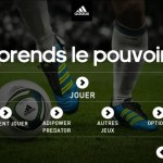 Adidas sort le jeu adipower Predator sur Android