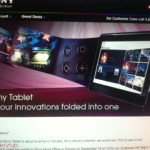 Sony dévoilera la Tablet S (S1) mi-septembre au Canada