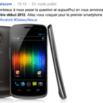 Galaxy Nexus : début janvier chez Bouygues Telecom