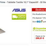 RueDuCommerce référence l’Asus EeePad Transformer Prime