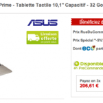 RueDuCommerce référence l’Asus EeePad Transformer Prime RueDuCommerce référence l’Asus EeePad Transformer Prime