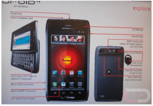 Quelques fuites du Motorola Droid 4