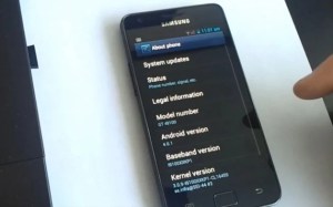 Un premier aperçu d’Android ICS + TouchWiz sur le Galaxy S II