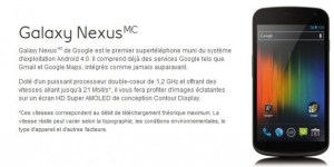 Le Galaxy Nexus vient d’arriver chez Bell et Virgin (Canada)