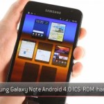 Un petit aperçu d’Android Ice Cream Sandwich sur le Galaxy Note (màj)