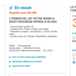 Le Sony Xperia S à 289,90 euros, c’est possible chez Bouygues Telecom Le Sony Xperia S à 289,90 euros, c’est possible chez Bouygues Telecom