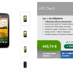 Bouygues Telecom et B&YOU commercialisent le HTC One S à 395,74 euros