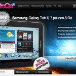 Vente flash Qoqa, la Samsung Galaxy Tab 2 7.0 à 259 euros !