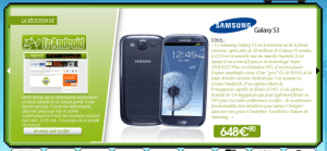 Votez pour FrAndroid à la JournéeDuGeek, notre sélection : le Samsung Galaxy S3