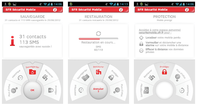 sfr sécurité mobile