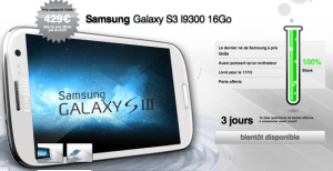 Bon plan : Samsung Galaxy S III à 429 euros