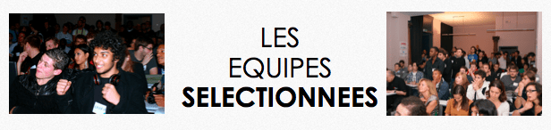 équipes sélectionnées