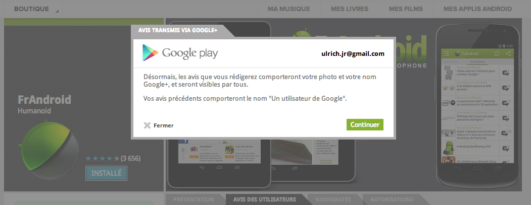 Google Play / Google+