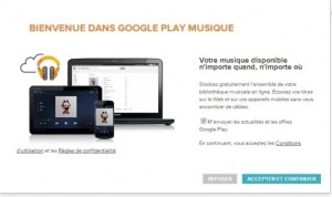 Google Play Musique, l’achat et le stockage en ligne sont désormais officiellement disponibles en France