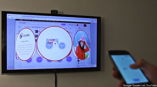 Google Plus transforme votre smartphone en une télécommande tactile