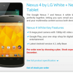 Oui, il y aura bien une version blanche du Nexus 4