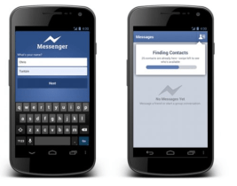 LeWeb’12 : Facebook Messenger accessible sans compte « Facebook »