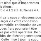 HTC One SV, Android Jelly Bean est cours de déploiement