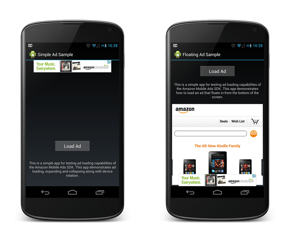 Amazon Mobile Ads API