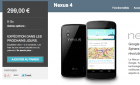 Le Nexus 4 est disponible sur le Google Play