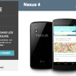 Le Nexus 4 est disponible sur le Google Play
