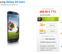 Galaxy S4 Prix