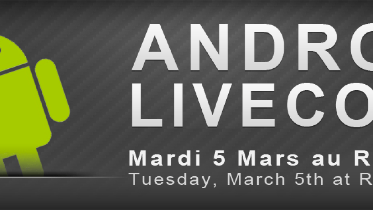 2e LiveCode Android le 5 mars au Réservoir