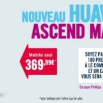 Le Huawei Ascend Mate disponible à 369.99 € chez Phone House