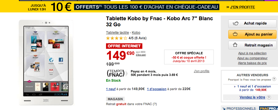 Kobo Arc