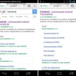 Google Mobile Search améliore l’éventail des sections des sites web