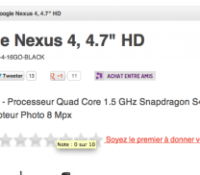 Top Achat – Nexus 4