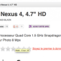 Nexus 4 : Disponible chez Top Achat, au même prix que le Google Play et avec livraison en Belgique