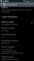 Première fuite d’Android 4.2.2 sur Samsung Galaxy S3
